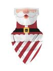 Unisex Windproof Novelty Christmas Print Earloop Face Shield Bandana