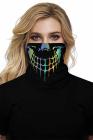 Unisex Outdoor Sports Multifunctional Neck Gaiter Windproof Skull Face Shields