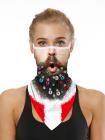 Unisex Windproof Novelty Christmas Print Earloop Face Shield Bandana