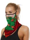 Unisex Windproof Novelty Christmas Print Earloop Face Shield Bandana