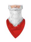 Unisex Windproof Novelty Christmas Print Earloop Face Shield Bandana