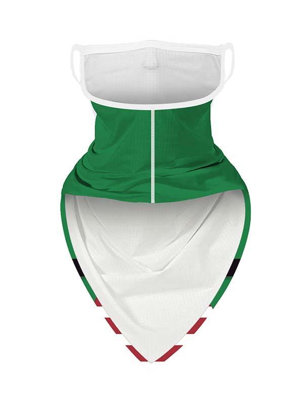 Unisex Windproof Novelty Christmas Print Earloop Face Shield Bandana