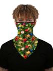 Unisex Windproof Novelty Christmas Print Earloop Face Shield Bandana