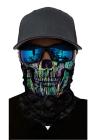 Unisex Windproof Neck Gaiter Skull Print Bandanas For Sun Protection