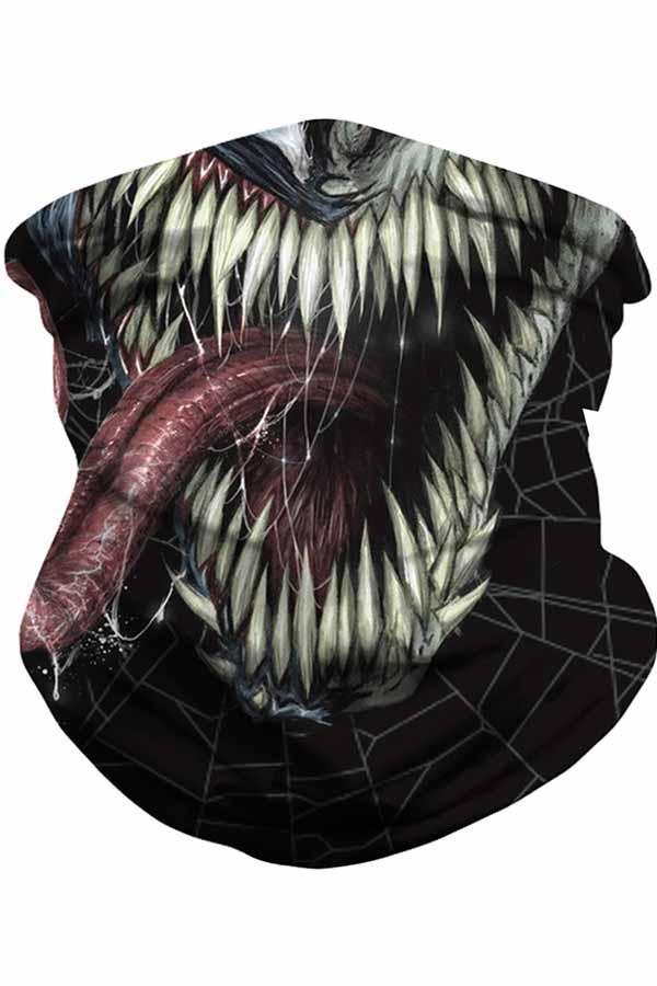 Unisex Outdoor Sports Multifunctional Neck Gaiter Windproof Skull Face Shields