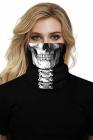 Unisex Outdoor Sports Multifunctional Neck Gaiter Windproof Skull Face Shields