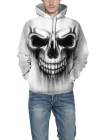 Skull Hoodie Oversized Hoodie for Christmas Halloween