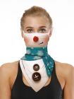 Unisex Windproof Novelty Christmas Print Earloop Face Shield Bandana