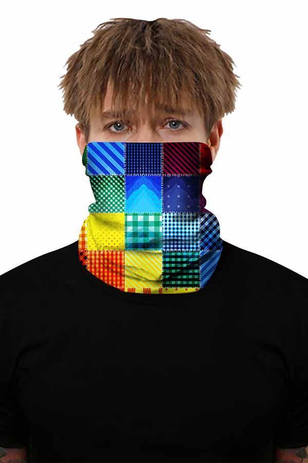 Unisex Outdoor Sports Multifunctional Neck Gaiter Windproof Skull Face Shields