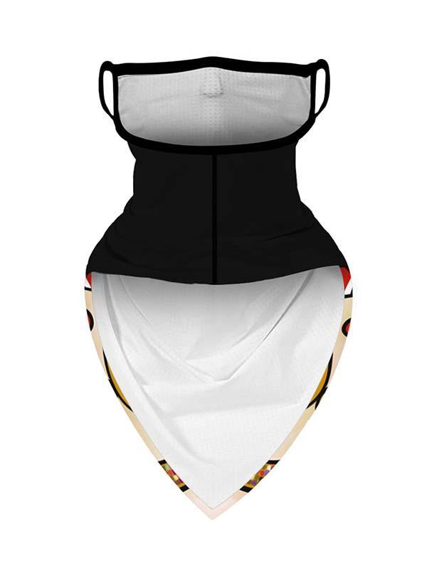 Unisex Windproof Novelty Christmas Print Earloop Face Shield Bandana