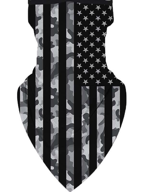 Unisex Novelty Print Bandanas Cooling Neck Gaiter With Earloops