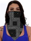 Unisex Novelty Print Bandanas Cooling Neck Gaiter With Earloops