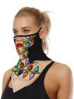 Unisex Windproof Novelty Christmas Print Earloop Face Shield Bandana