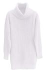 Women's Loose Oversize Turtleneck Wool Long Pullover Sweater Dress