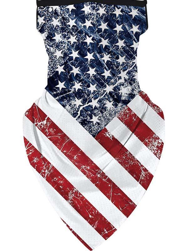 Unisex Novelty Print Bandanas Cooling Neck Gaiter With Earloops