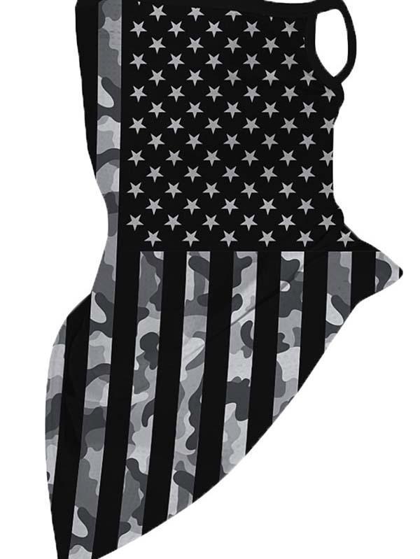 Unisex Novelty Print Bandanas Cooling Neck Gaiter With Earloops