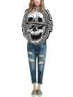 Skull Hoodie Oversized Hoodie for Christmas Halloween