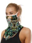 Unisex Windproof Novelty Christmas Print Earloop Face Shield Bandana