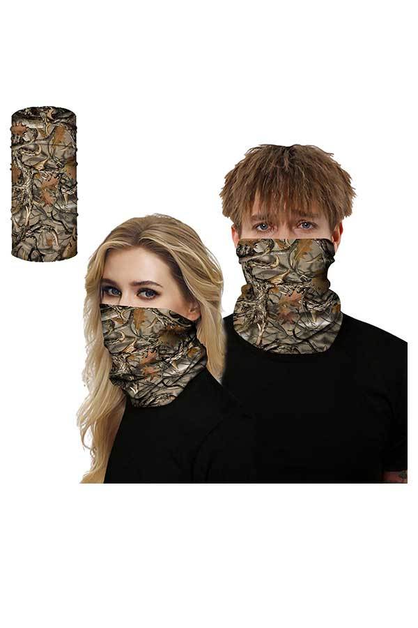 Unisex Outdoor Sports Multifunctional Neck Gaiter Windproof Skull Face Shields