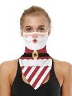Unisex Windproof Novelty Christmas Print Earloop Face Shield Bandana