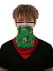 Unisex Windproof Novelty Christmas Print Earloop Face Shield Bandana