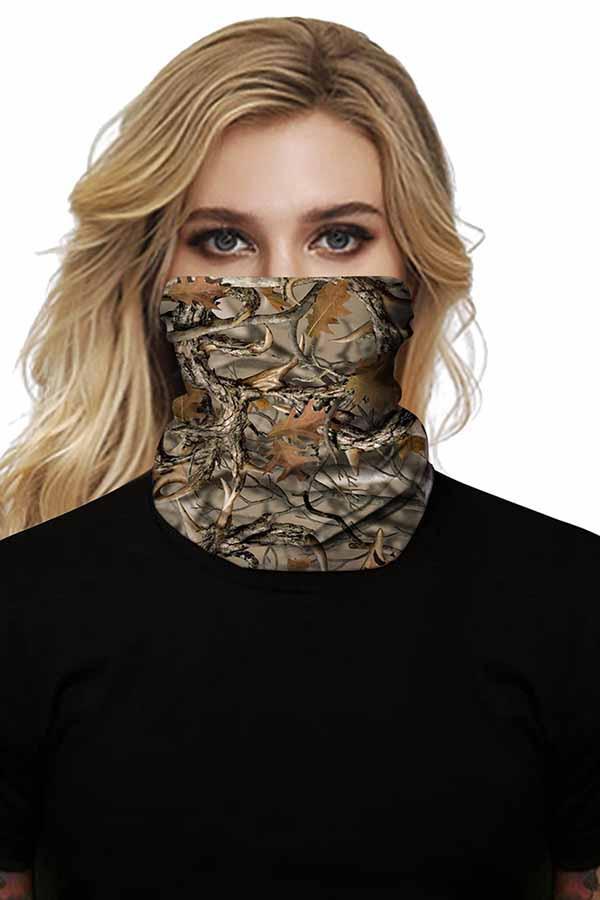 Unisex Outdoor Sports Multifunctional Neck Gaiter Windproof Skull Face Shields