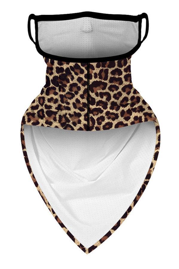 Sports Skull Face Shield Bandanas Running Neck Gaiter With Earloops