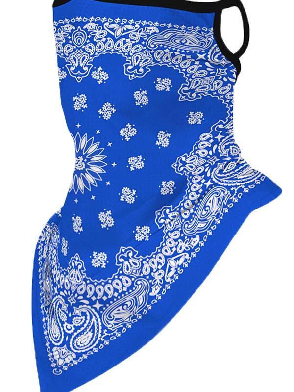 Unisex Novelty Print Bandanas Cooling Neck Gaiter With Earloops