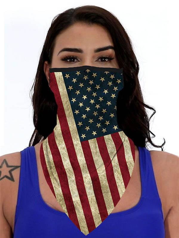 Unisex Novelty Print Bandanas Cooling Neck Gaiter With Earloops