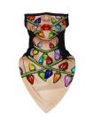 Unisex Windproof Novelty Christmas Print Earloop Face Shield Bandana