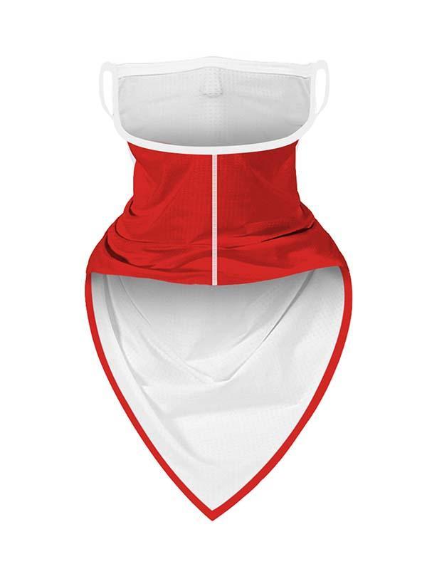 Unisex Windproof Novelty Christmas Print Earloop Face Shield Bandana