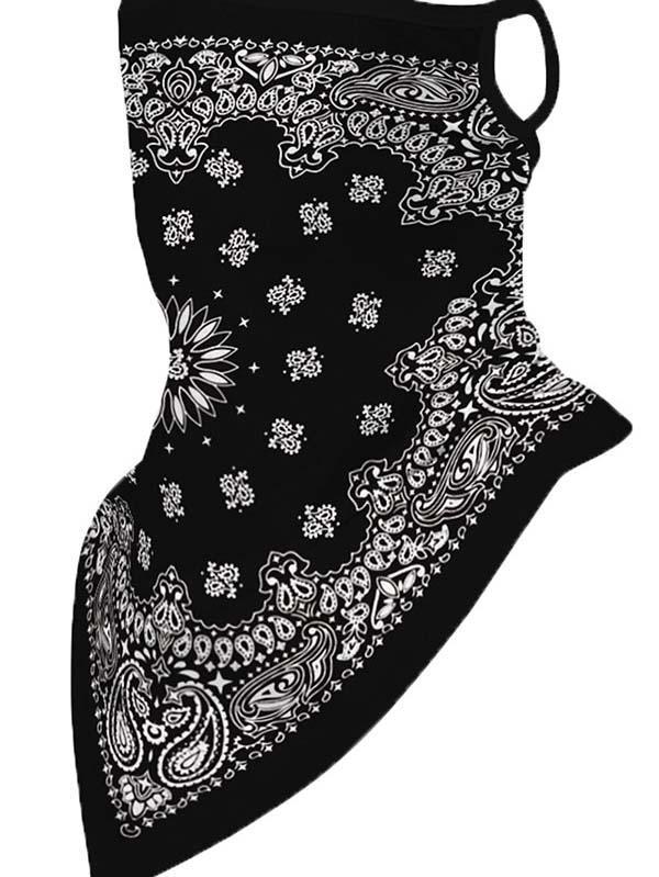 Unisex Novelty Print Bandanas Cooling Neck Gaiter With Earloops
