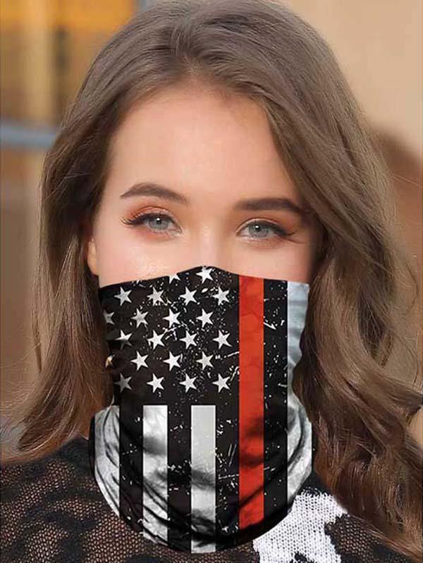 Summer Scarf Outdoor Motorcycle Flag Neck Gaiter Bandanas