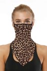 Sports Skull Face Shield Bandanas Running Neck Gaiter With Earloops