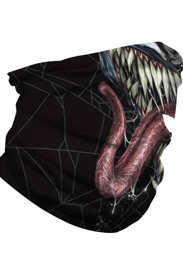 Unisex Outdoor Sports Multifunctional Neck Gaiter Windproof Skull Face Shields