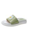 Women's Slip On Daisy Print Beach Slide Summer Sandals