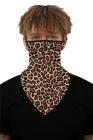 Sports Skull Face Shield Bandanas Running Neck Gaiter With Earloops