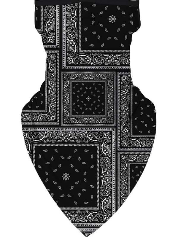 Unisex Novelty Print Bandanas Cooling Neck Gaiter With Earloops