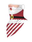 Unisex Windproof Novelty Christmas Print Earloop Face Shield Bandana