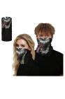 Unisex Outdoor Sports Multifunctional Neck Gaiter Windproof Skull Face Shields