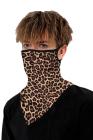 Sports Skull Face Shield Bandanas Running Neck Gaiter With Earloops
