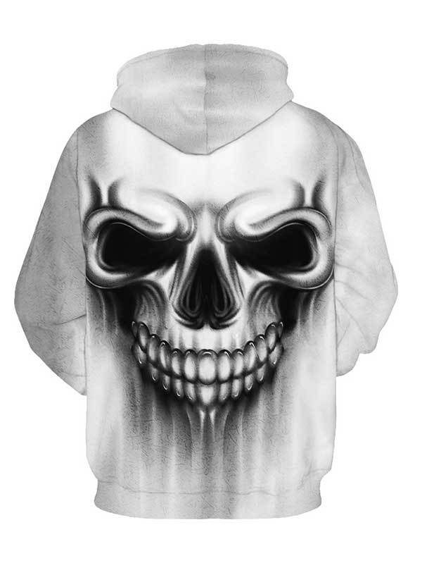 Skull Hoodie Oversized Hoodie for Christmas Halloween