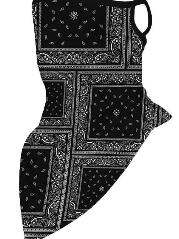 Unisex Novelty Print Bandanas Cooling Neck Gaiter With Earloops