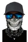 Unisex Windproof Neck Gaiter Skull Print Bandanas For Sun Protection
