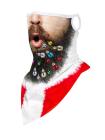 Unisex Windproof Novelty Christmas Print Earloop Face Shield Bandana