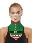Unisex Windproof Novelty Christmas Print Earloop Face Shield Bandana