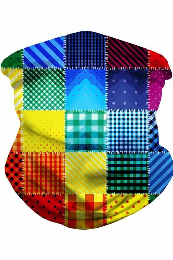 Unisex Outdoor Sports Multifunctional Neck Gaiter Windproof Skull Face Shields