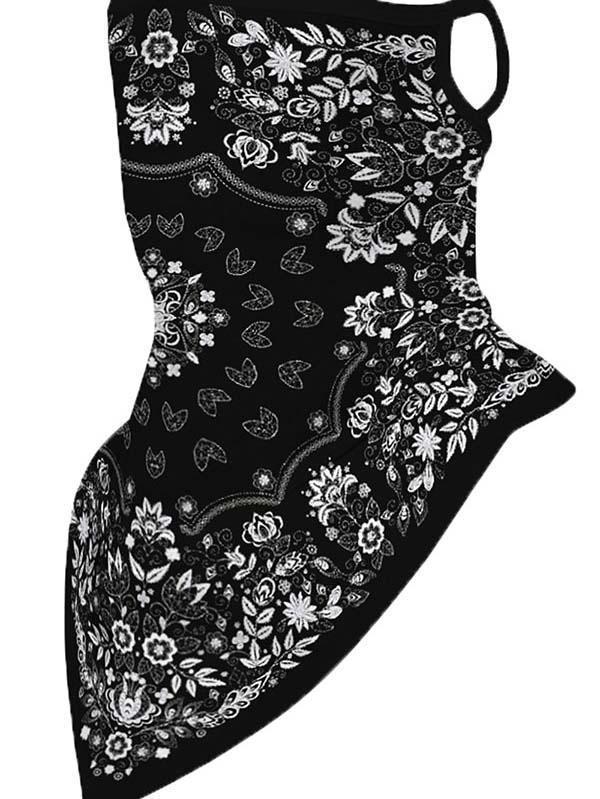 Unisex Novelty Print Bandanas Cooling Neck Gaiter With Earloops