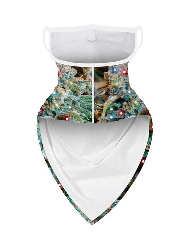 Unisex Windproof Novelty Christmas Print Earloop Face Shield Bandana