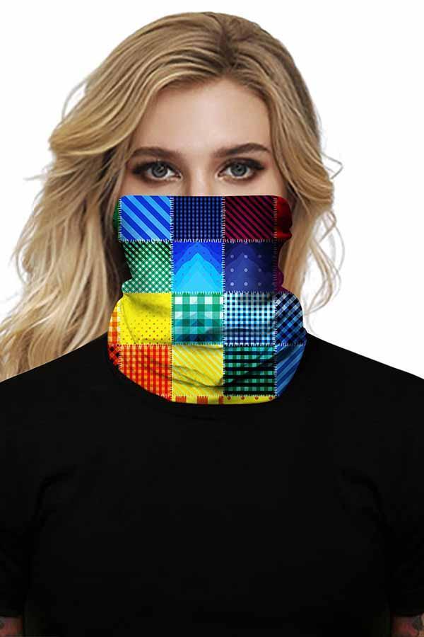 Unisex Outdoor Sports Multifunctional Neck Gaiter Windproof Skull Face Shields